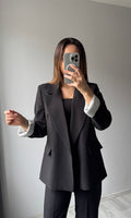 Premium Blazer Ceket - SİYAH