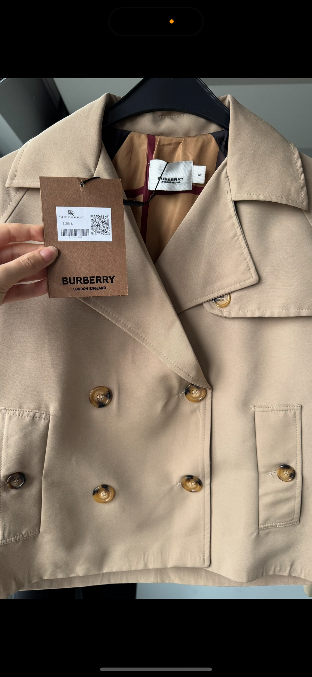 İTHAL YENİ SEZON BURBRRY BEJ GABARDİN TRENÇKOT
