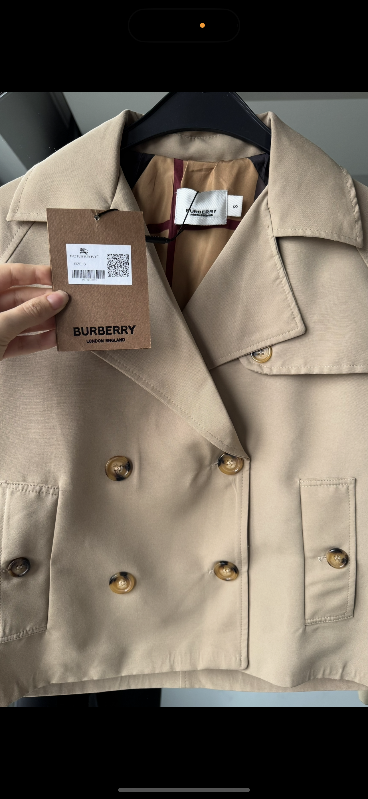 İTHAL YENİ SEZON BURBRRY BEJ GABARDİN TRENÇKOT
