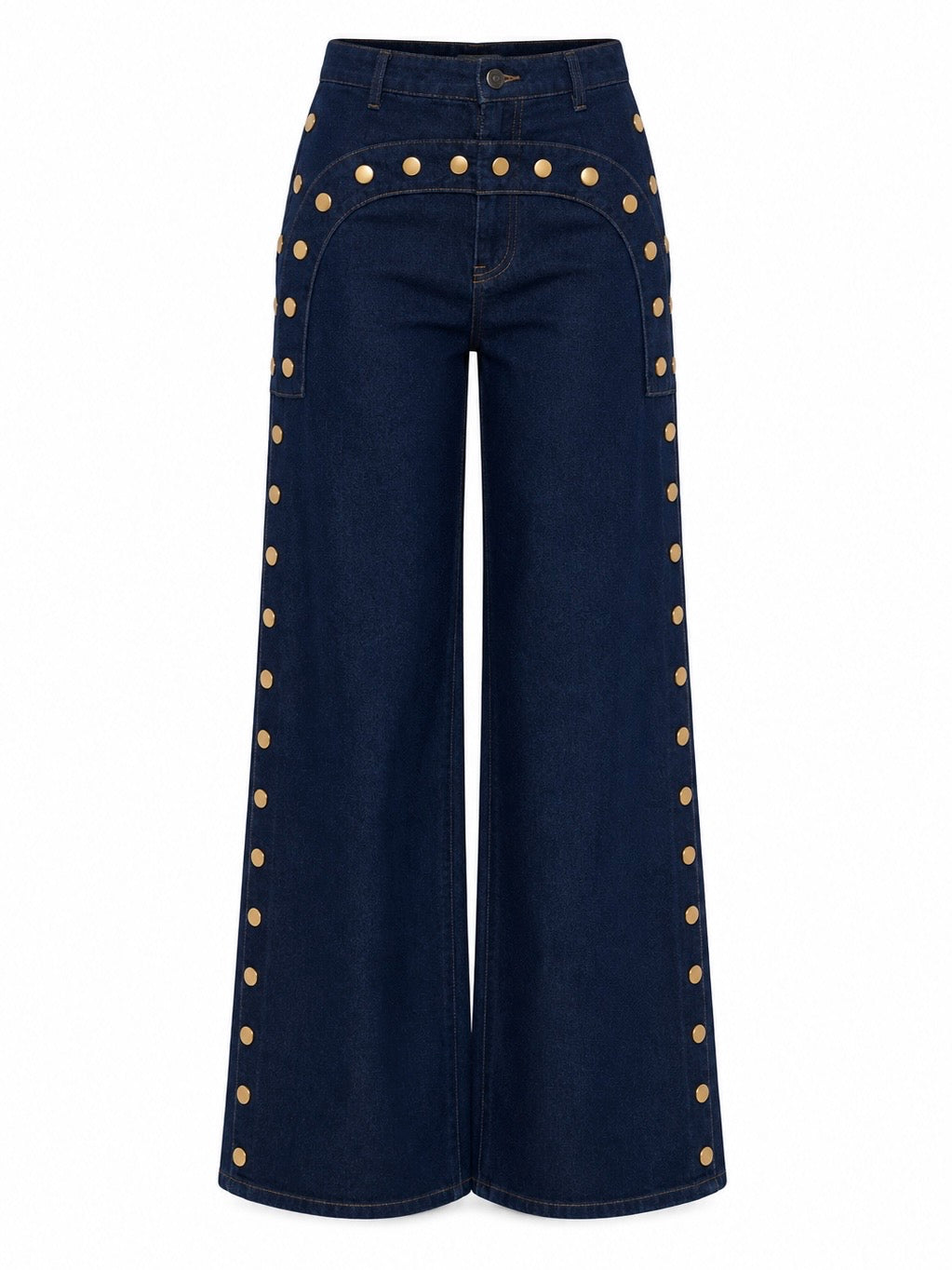 Gold Zımbalı Premium Jean Pantolon